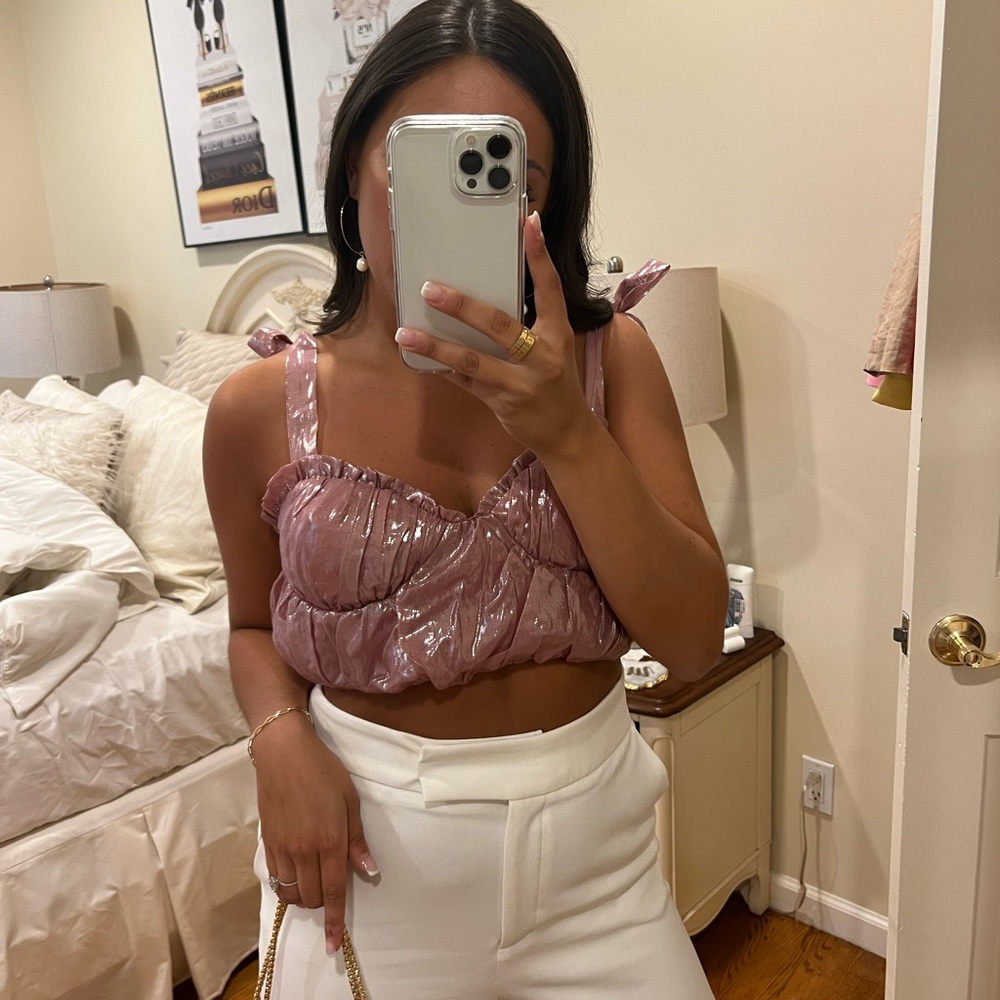 Majorelle crop top